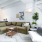 living room with couches at The Draper apartments in Uptown Chicago