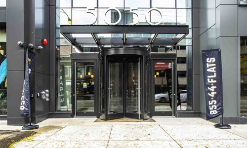 Logan Square Chicago neighborhood street scene - 2 bedroom apartments logan square