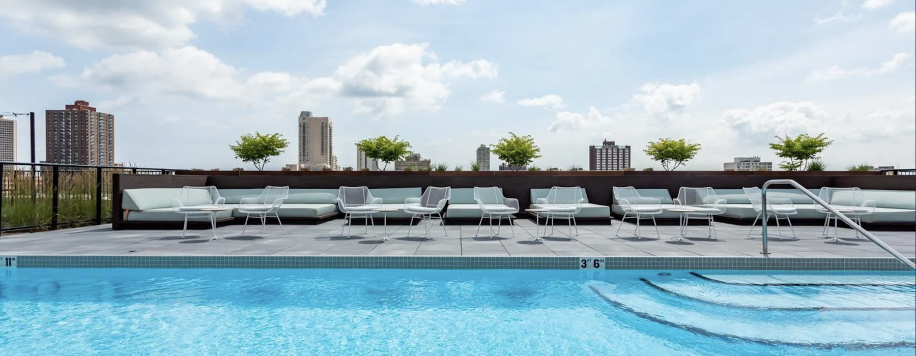 modern upscale Cook County luxury high-rise overlooking Lake Michigan - modern upscale cook county