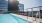 view of rooftop pool deck at upscale apartments in Uptown Chicago