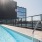 view of rooftop pool deck at upscale apartments in Uptown Chicago