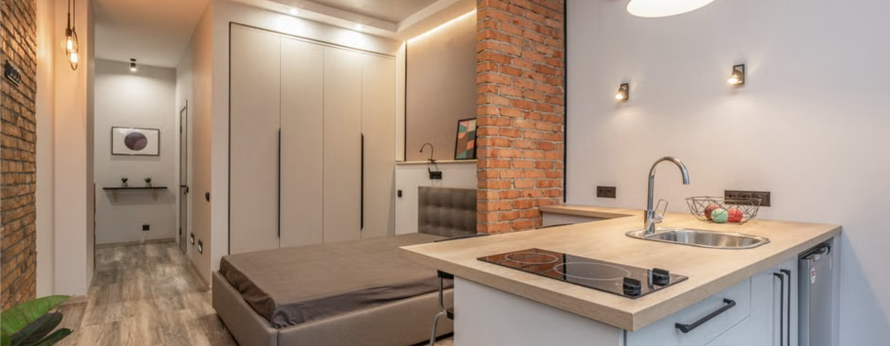 studio apartment vs one-bedroom floor plan comparison
